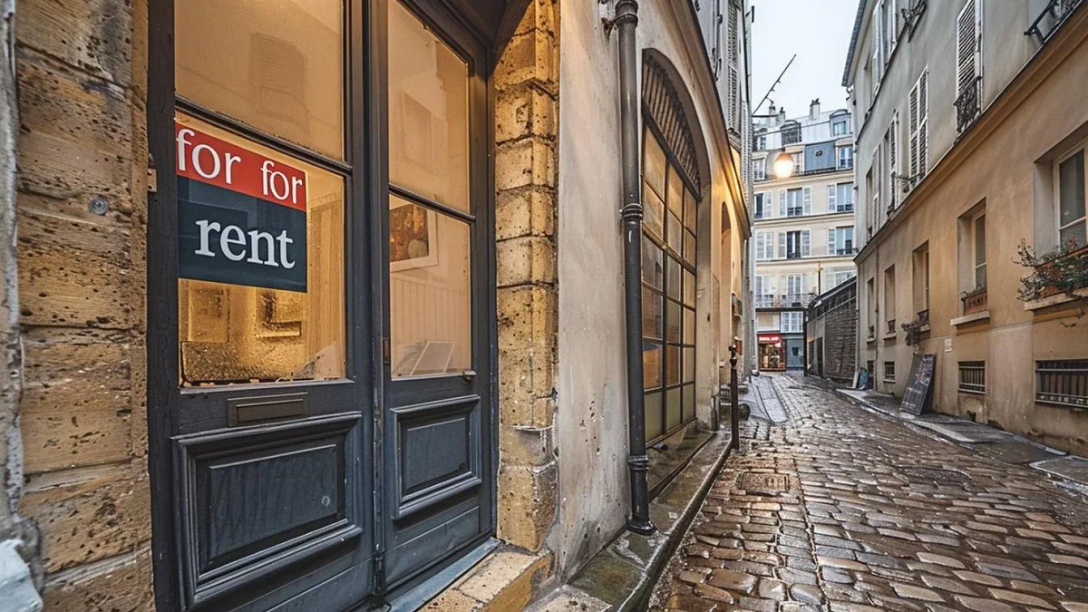 Appartement parisien lumineux prêt à la location, avec immeubles haussmanniens visibles par la fenêtre