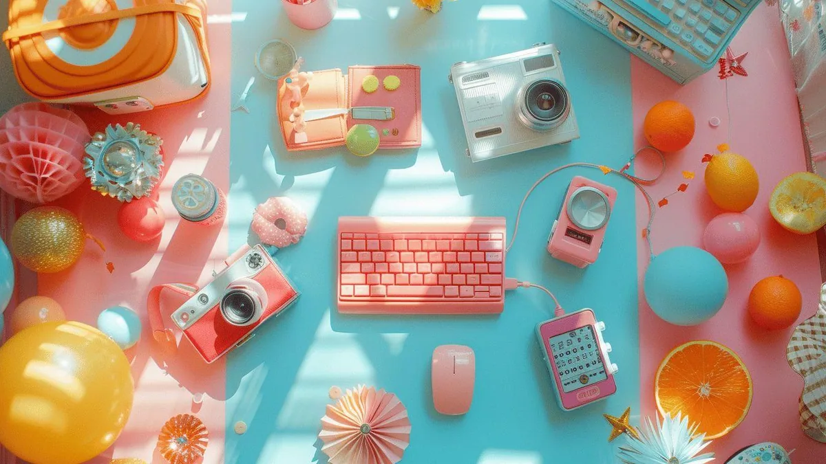 Smartphone vertical sur trépied, lampe LED et micro dans un petit studio TikTok Live maison