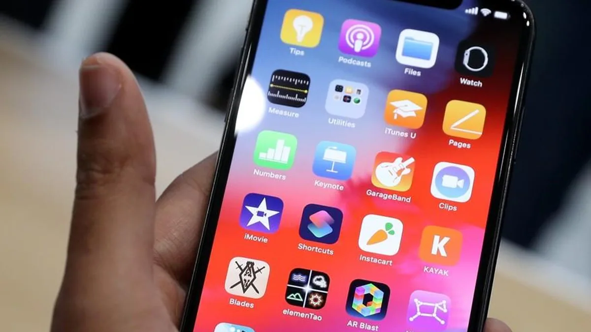 iPhone affichant les réglages de mise à jour logicielle et l’option de bêta iOS