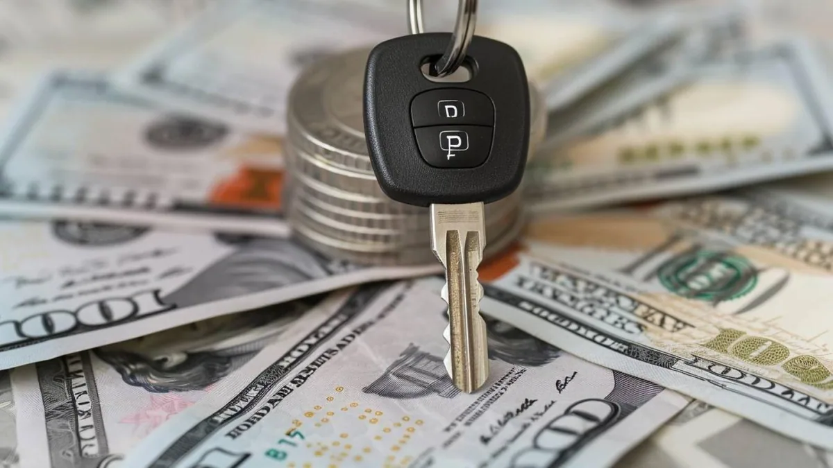 Conducteur comparant sur ordinateur les garanties et services d’une assurance auto