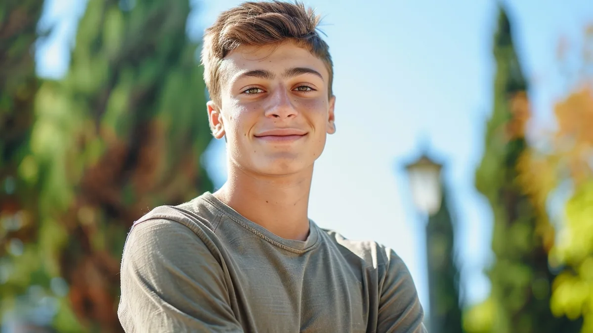 Prénom Romain écrit sur un carnet avec une carte ancienne de Rome en arrière-plan