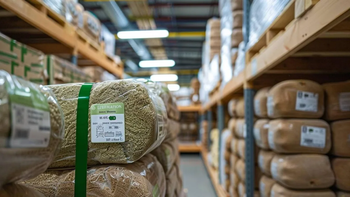 Isolation de combles perdus avec cellulose soufflée autour d’une trappe et de gaines techniques