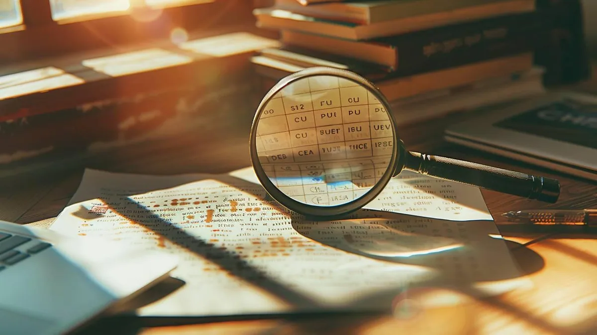 Gros plan d’un texte annoté avec des points, virgules et corrections de ponctuation