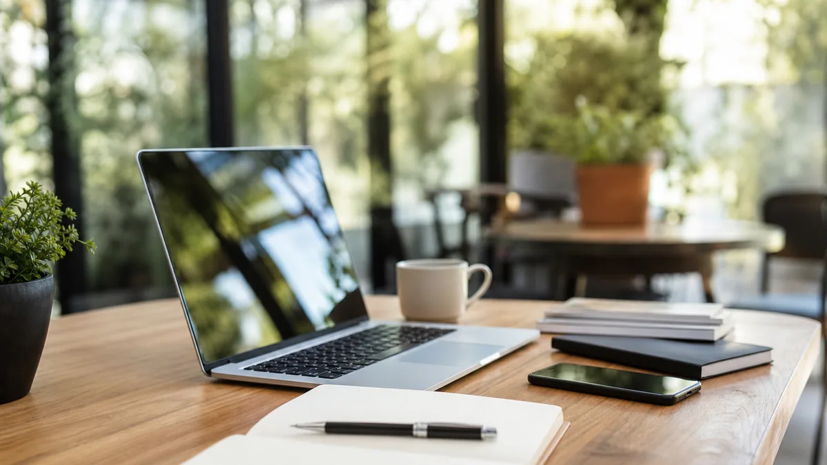 Équipe éditoriale planifiant les contenus et la diffusion d’un blog d’entreprise autour d’un ordinateur