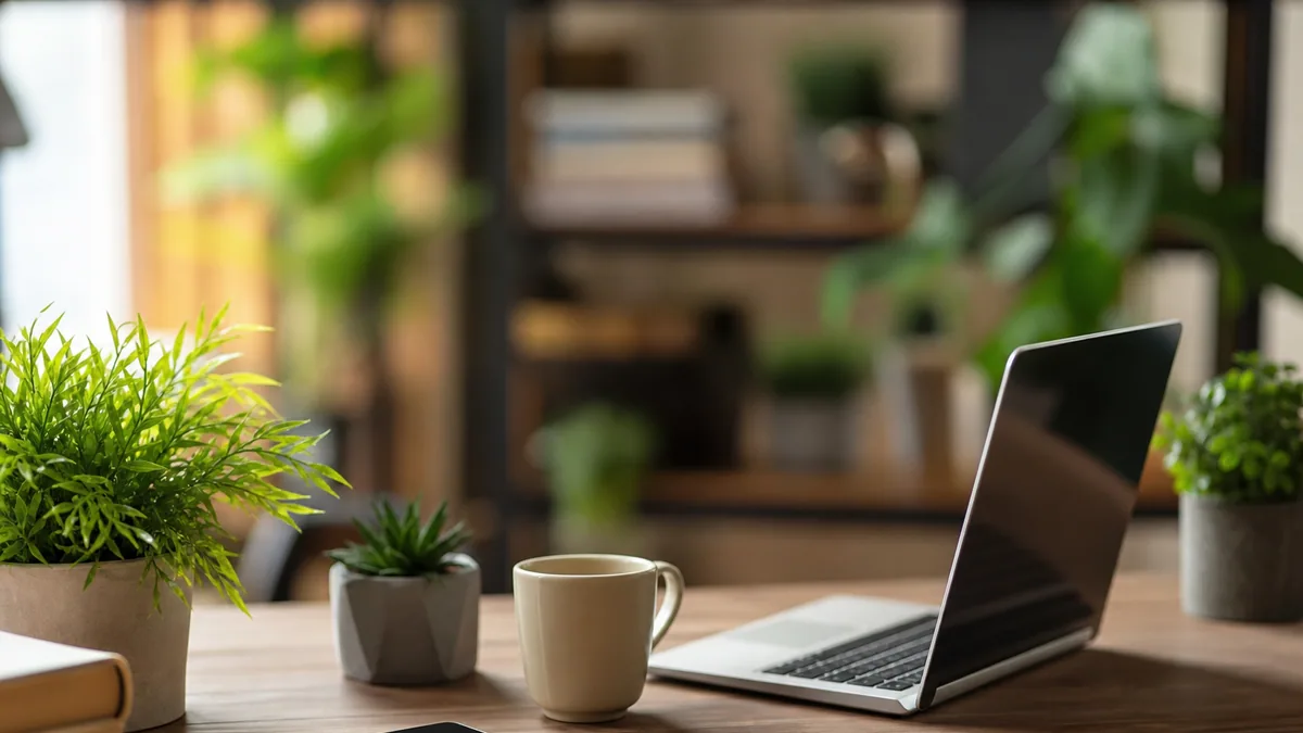 Pengunjung melihat rekomendasi artikel yang dipersonalisasi pada layar laptop